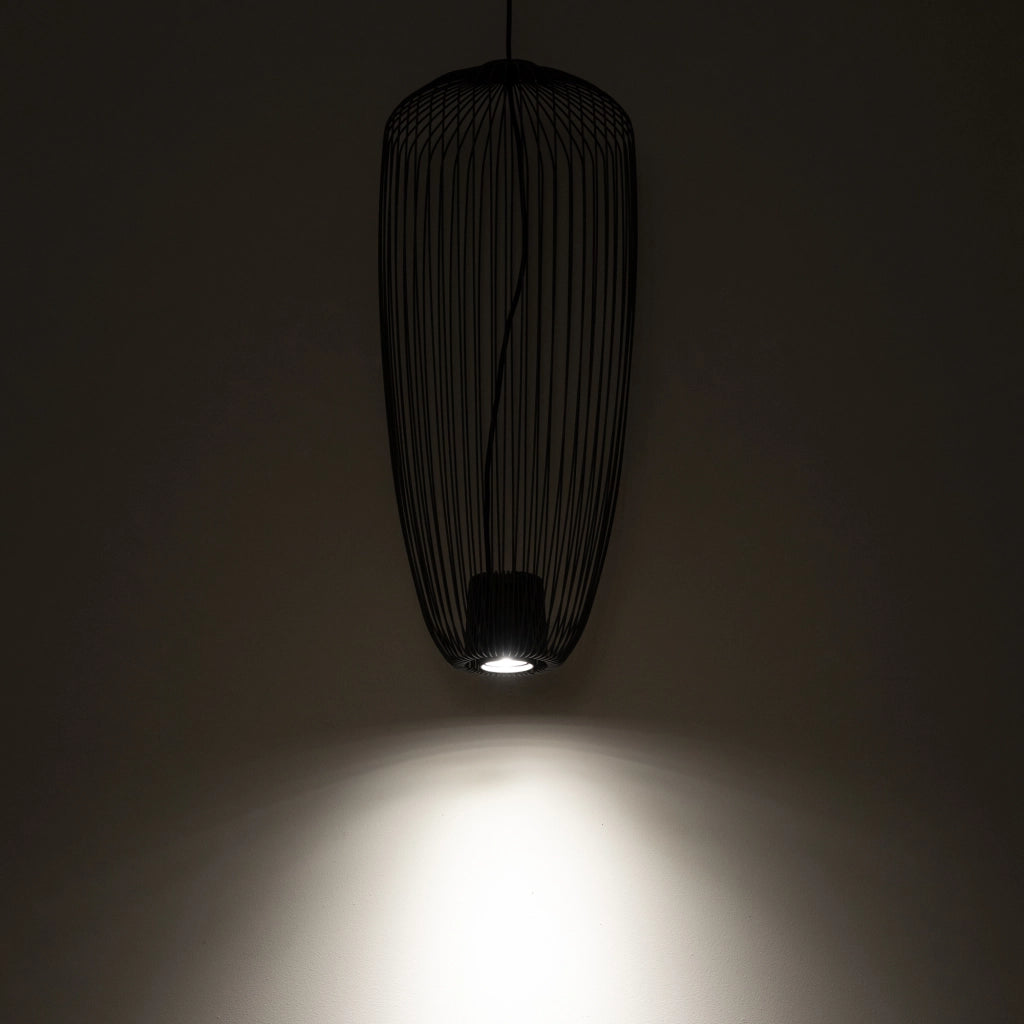 Lampada a sospensione industriale grigia GU10 Pumpkin S Nowodvorski