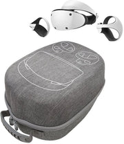 Casella di protezione per VR PS VR2 - Grande capacità - Grigio - Multi protezione - Facile da trasportare - Adatto per PS VR2...