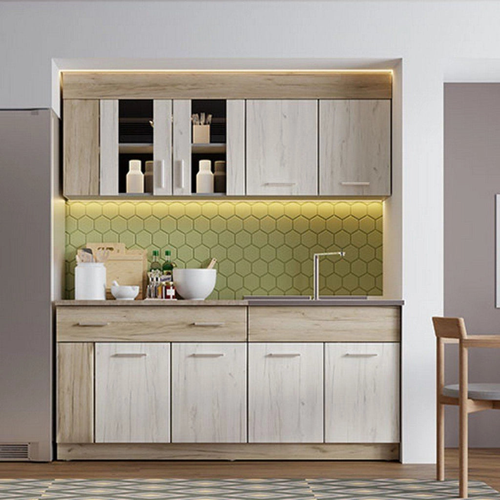 Cucinino Interamna, Cucina un Cassetto, Elettrodomestici non inclusi, Beige