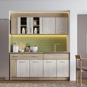 Cucinino Interamna, Cucina un Cassetto, Elettrodomestici non inclusi, Beige