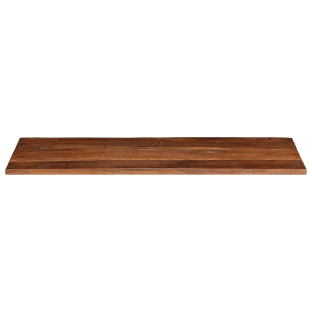 Piano Tavolo | Superficie Tavolo | Piano Scrivania 140x50x2,5 cm Rettangolare in Massello di Recupero