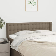 Testiera ad Orecchio Tortora 147x16x78/88 cm in Tessuto