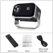 Proiettore mini a 4K - bioscopio per casa - connessione Wi-Fi - controllo remoto