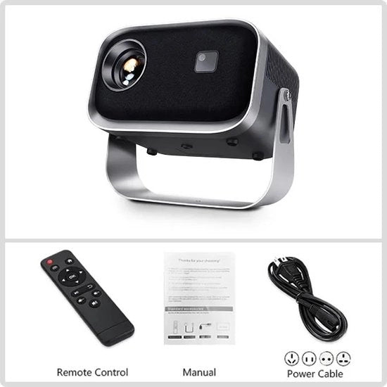 Proiettore mini a 4K - bioscopio per casa - connessione Wi-Fi - controllo remoto