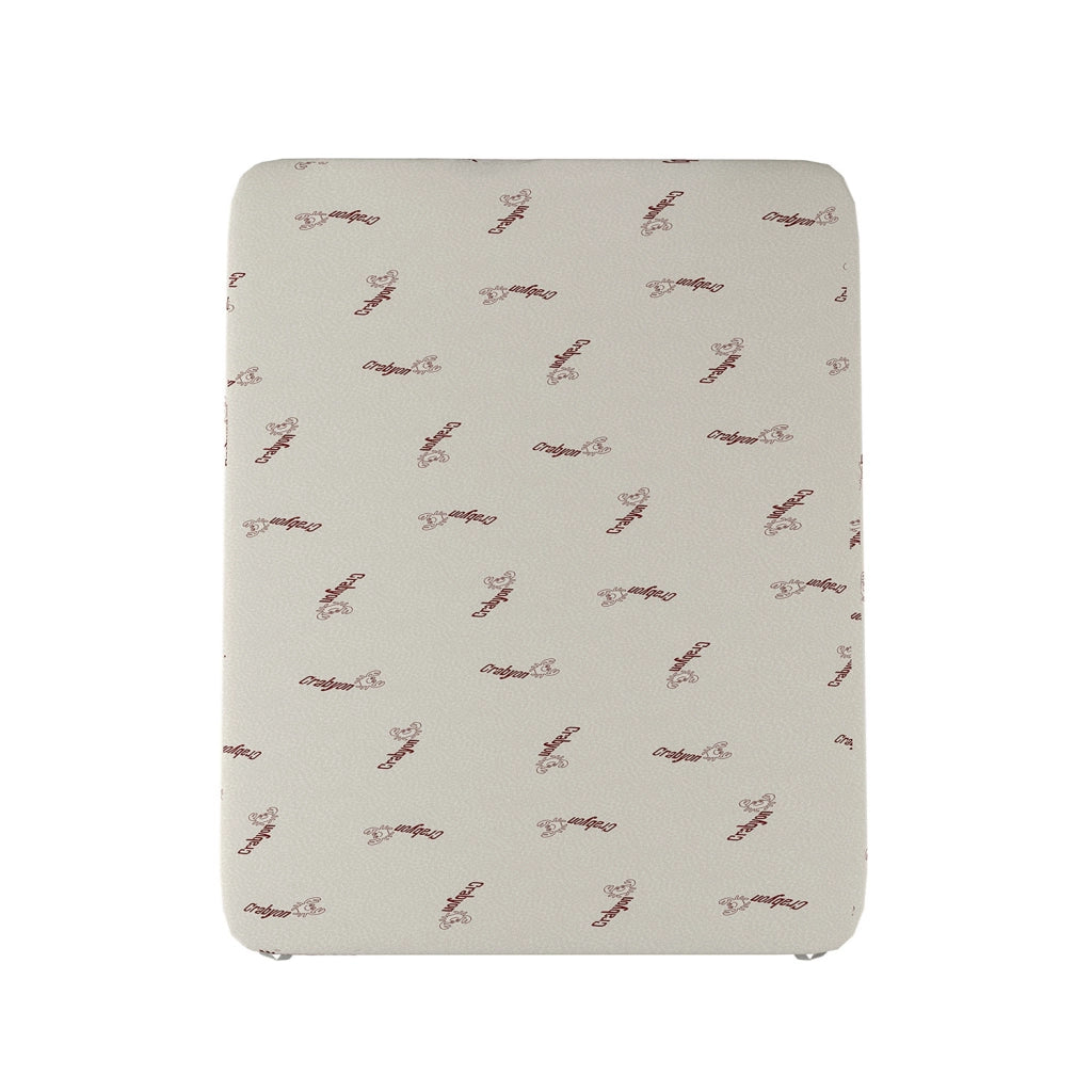 Topper Memory Con Fodera Matrimoniale 160x190 cm in Poliestere e Crabyon Bianco