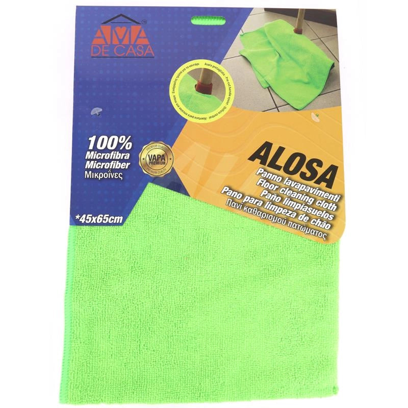 PANNO LAVAPAVIMENTI ALOSA 100% MICROFIBRA 1PZ 45X65 CM ASSORTITO