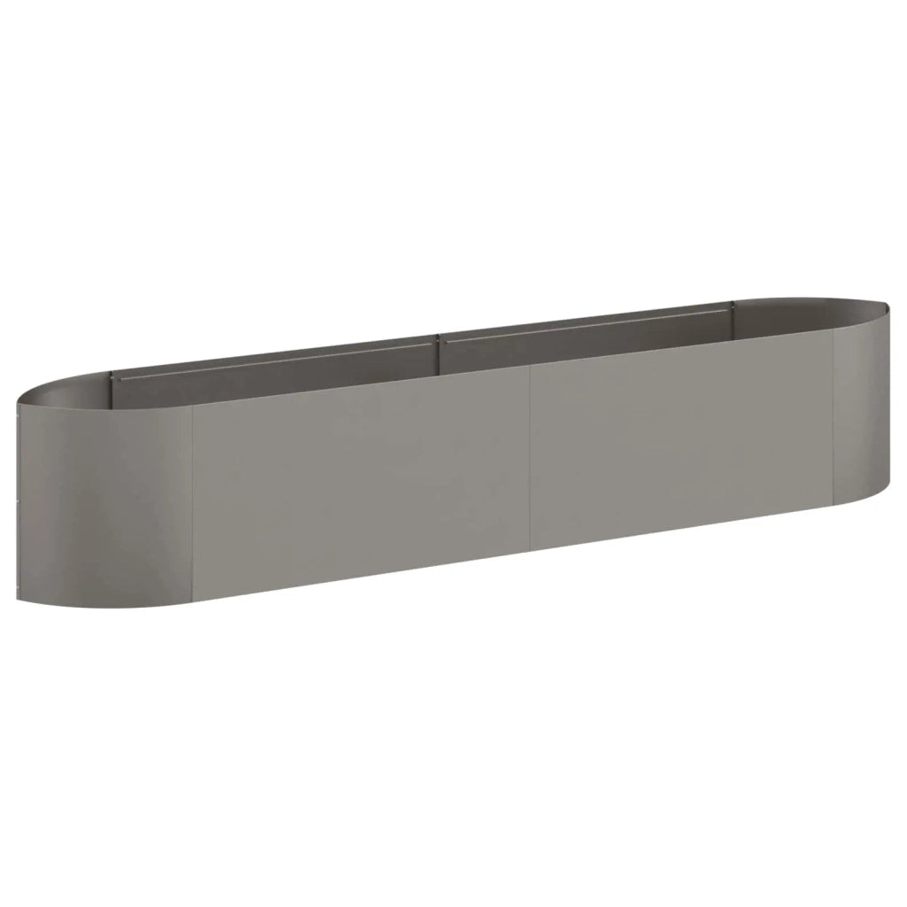 Letto rialzato da giardino Acciaio Corten 220 x 40 x 40 cm 8011725