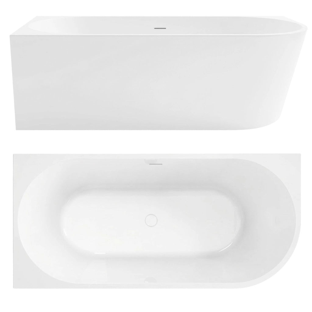 Vasca Bagno Sydney Bellanto Sinistra 160cm Copritappo bianco