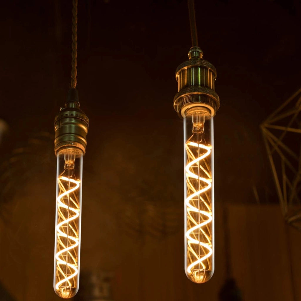 ZMH Lampadina LED Edison tubolare vintage E27 4W bianco caldo
