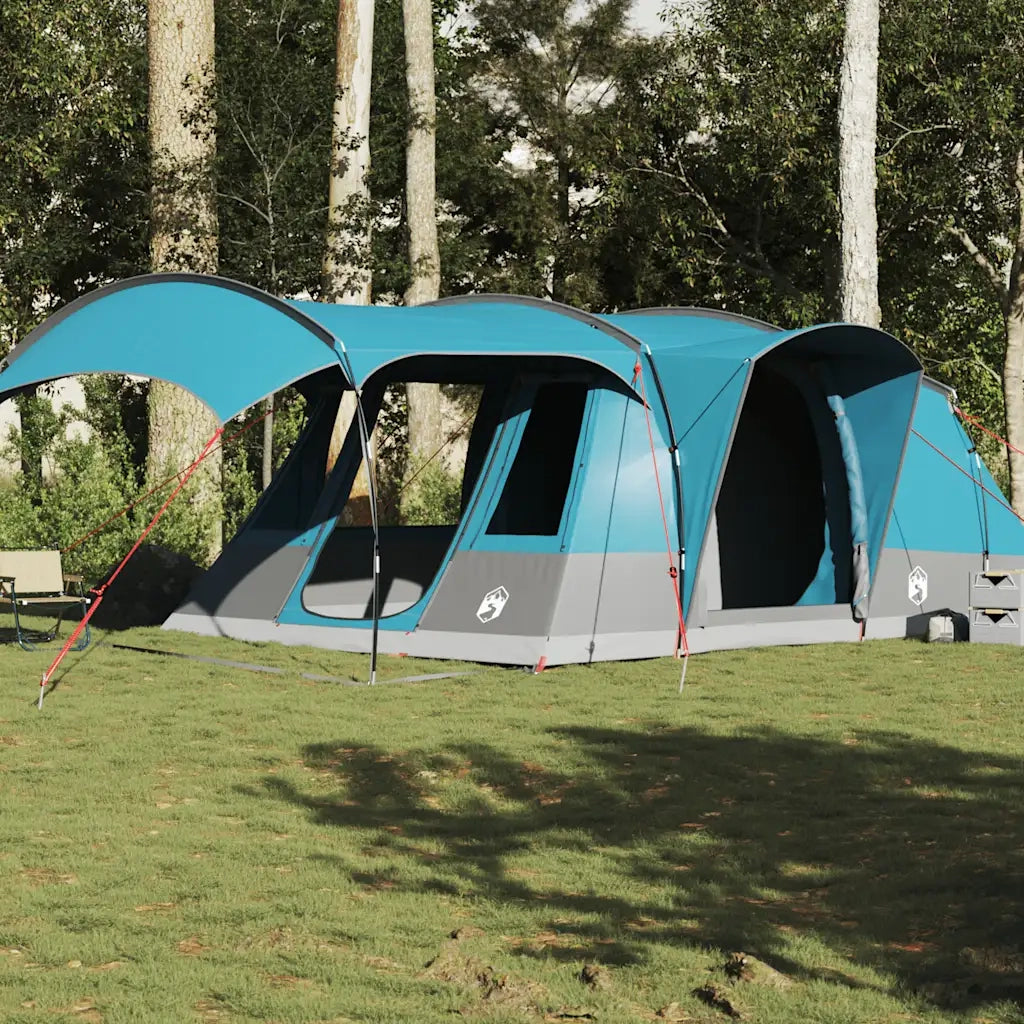 vidaXL Tenda da Campeggio a Tunnel per 5 Persone Blu Impermeabile