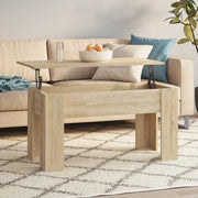 Tavolino da Salotto Rovere Sonoma 101x49x52cm Legno Multistrato cod mxl 10005