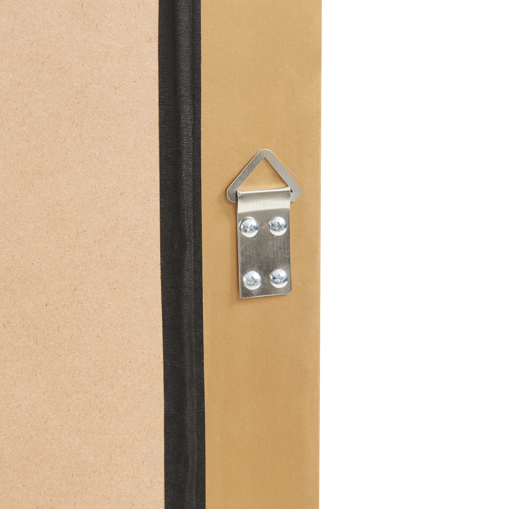 Specchio da Parete Punkalaidun con Cornice Dorata Stile Barocco 80x60 cm Verticale e Orizzontale [en.casa]