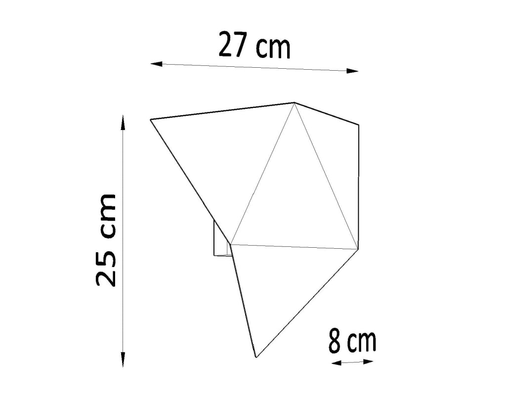 Applique SOLIDO bianca metallo 2xG9 Sollux SL.0420 moderna