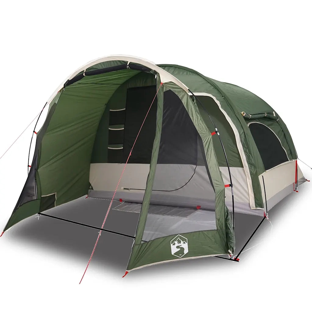Tenda Familiare per 6 Persone Verde Impermeabile 94731