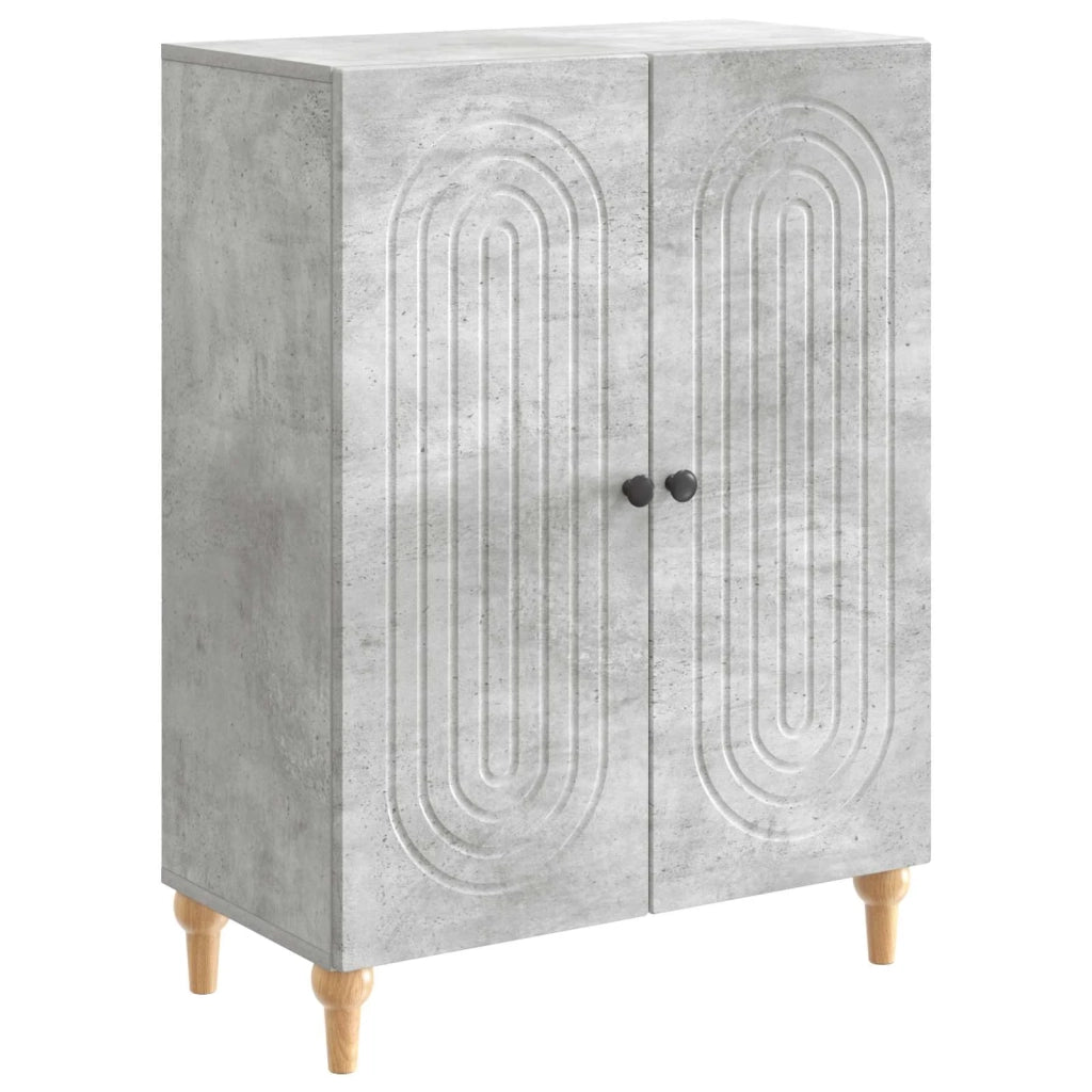 Credenza Grigio Cemento 66 x 34,5 x 90 cm Legno ingegnerizzato