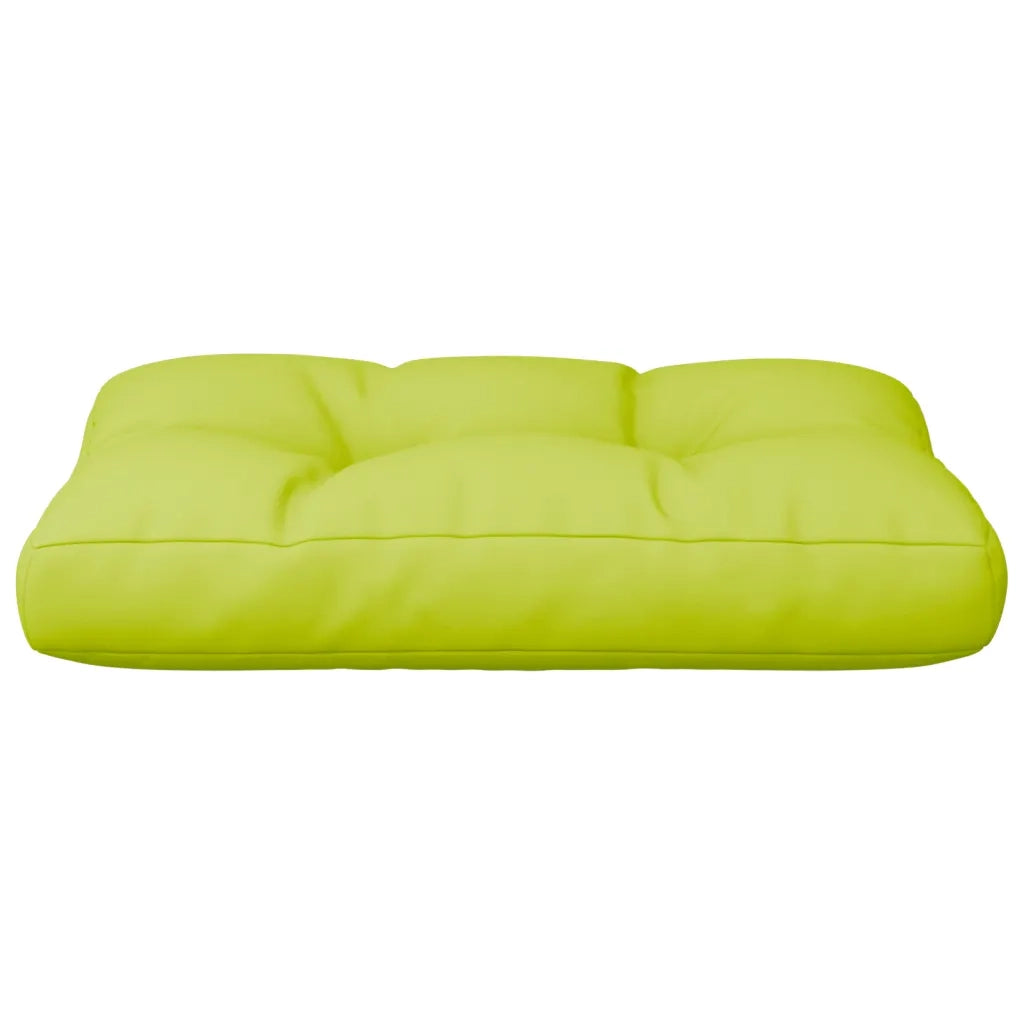 Cuscino per Pallet Verde Brillante 50x40x12 cm in Tessuto