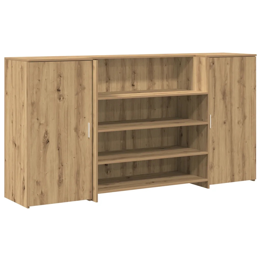 Banco Reception Rovere Artigianale 200x50x103,5cm in Truciolato 3324186