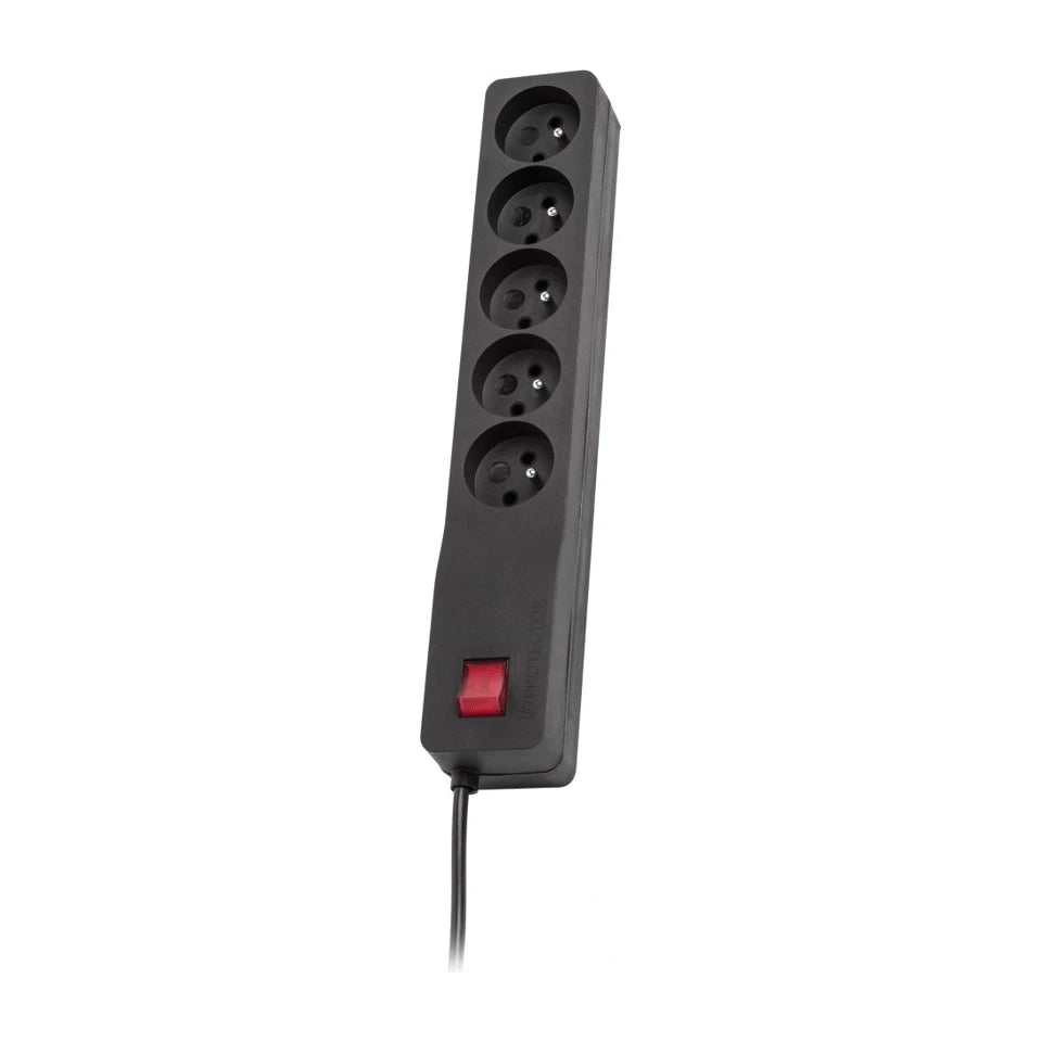 Prolunga LESTAR 1966006332 da 1,5 m con presa 230 V AC per interni, nera