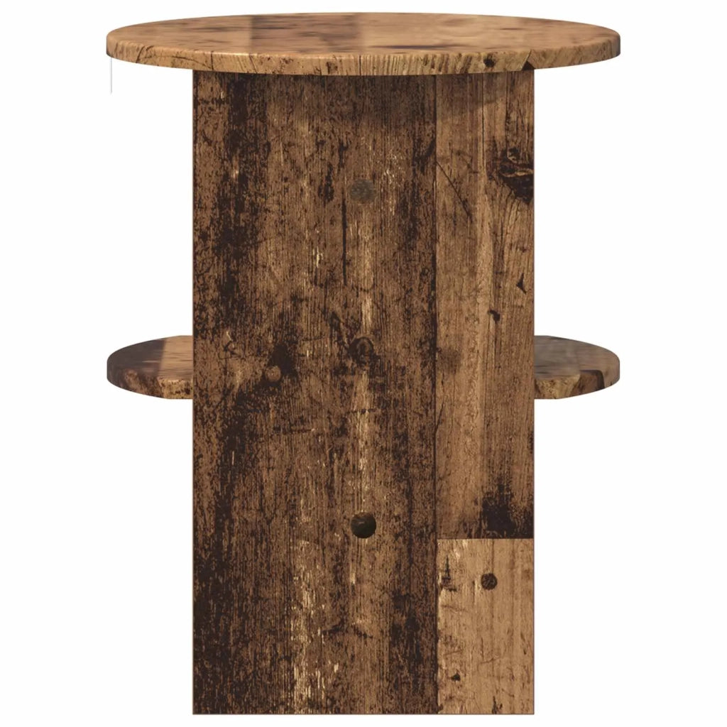 Mobile laterale Legno vecchio Ø40 x 50 cm Legno ingegnerizzato 899830