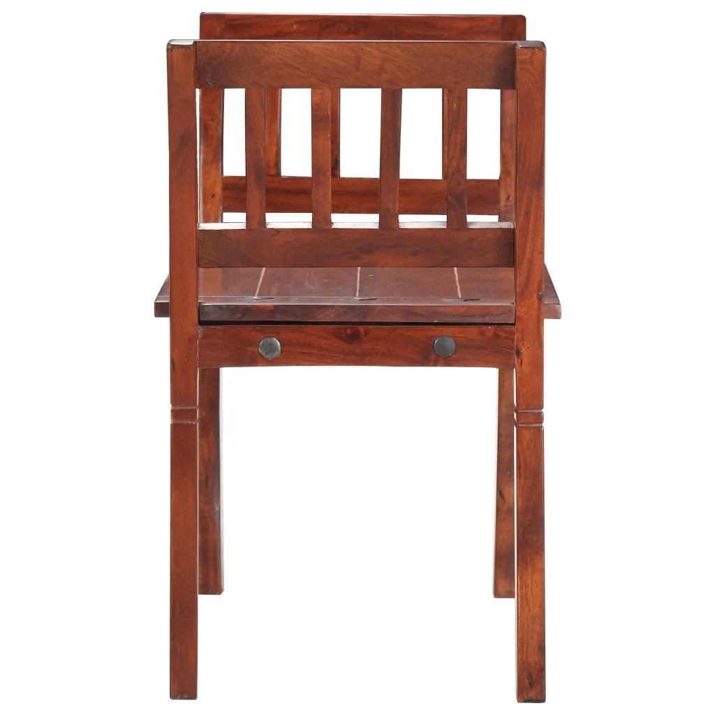 Panca 111 cm in Legno Massello di Acacia 286264