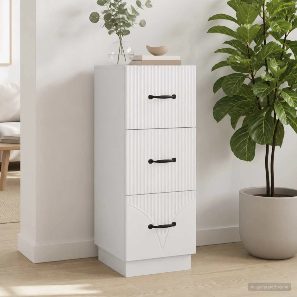 Mobile con Cassetti Bianco 33 x 34,5 x 87 cm 895305