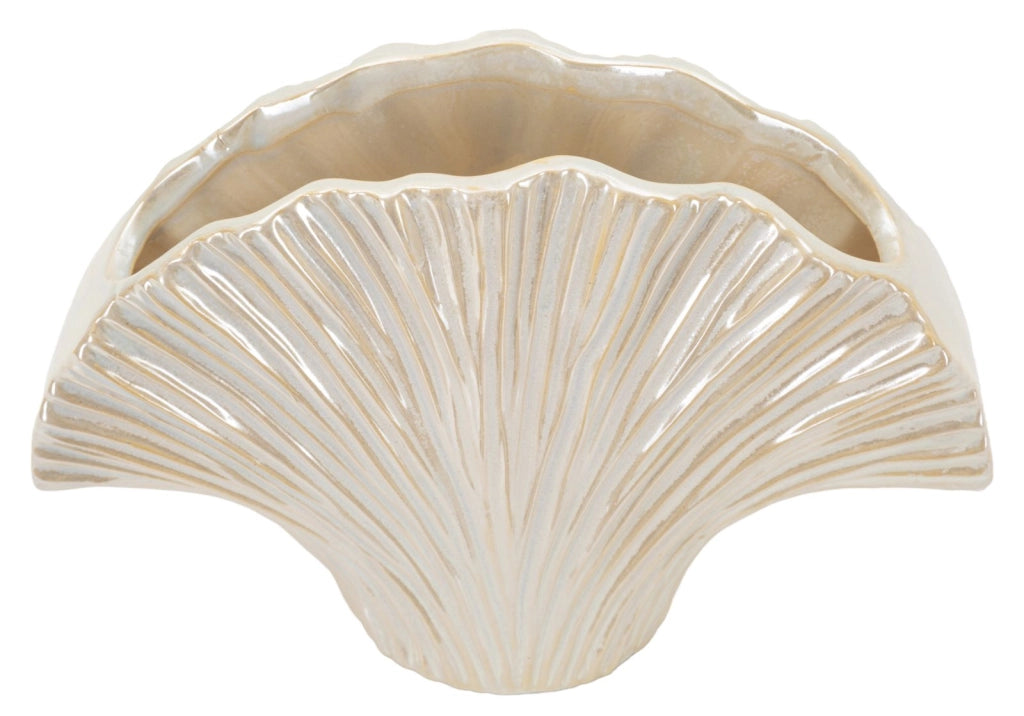 Vaso Perly 27x8x19 cm in Ceramica Perla