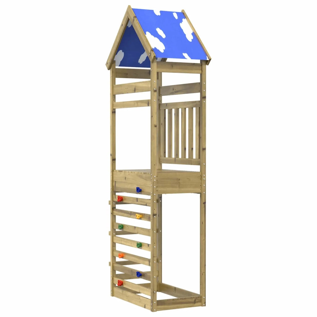 Torre da Gioco Marrone Legno Impregnato Solido 3417189