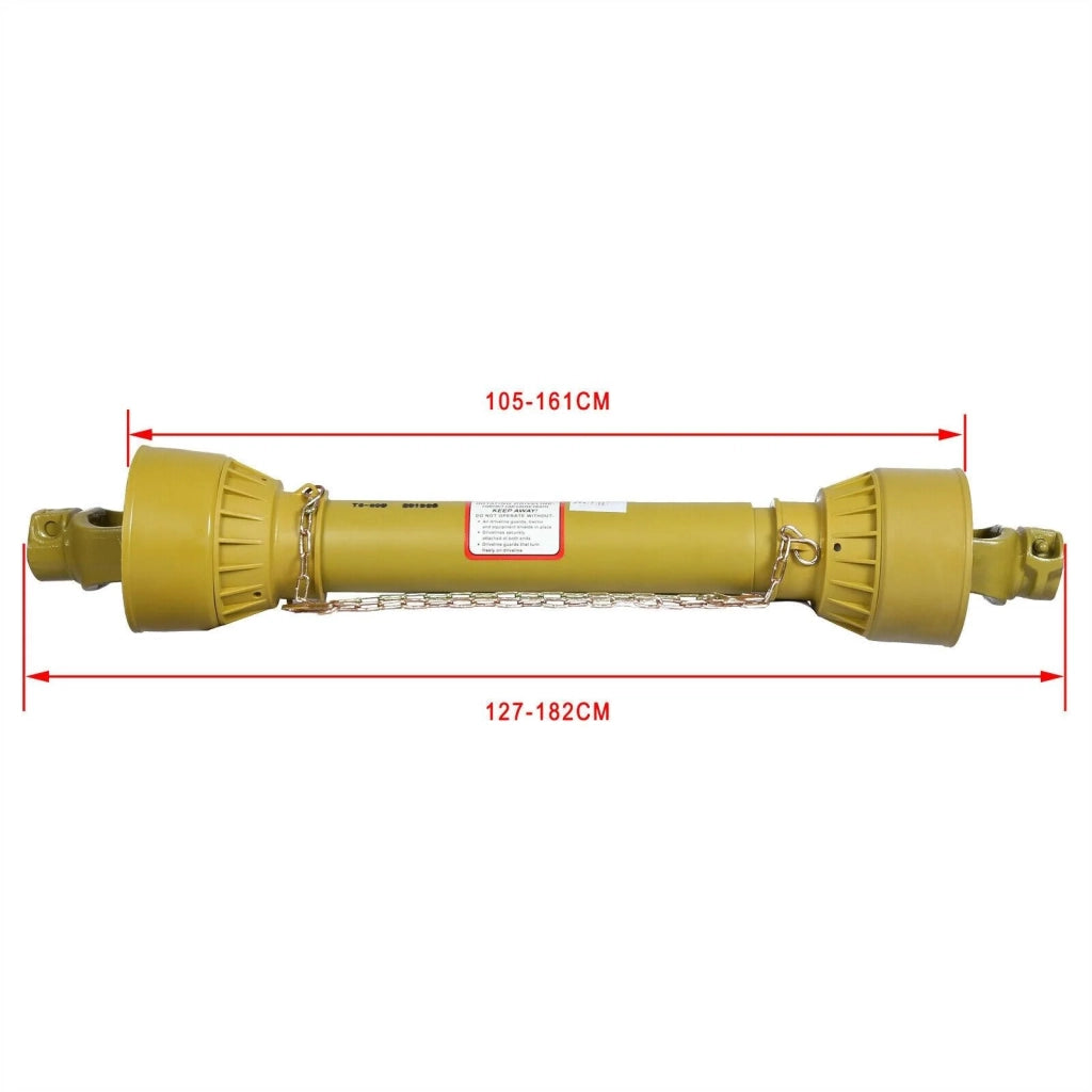 Albero cardanico da 1 3/8" 1270 mm albero di trasmissione pieno 55 CV forestale 16_0002194