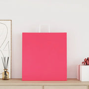 Sacchetti di Carta 250 pz con Manici Rosa 45x17x48 cm CFW8550166
