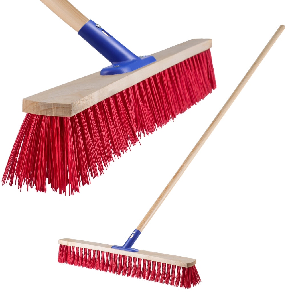 Scopa da giardino KADAX per spazzare strade e giardini, 70 cm