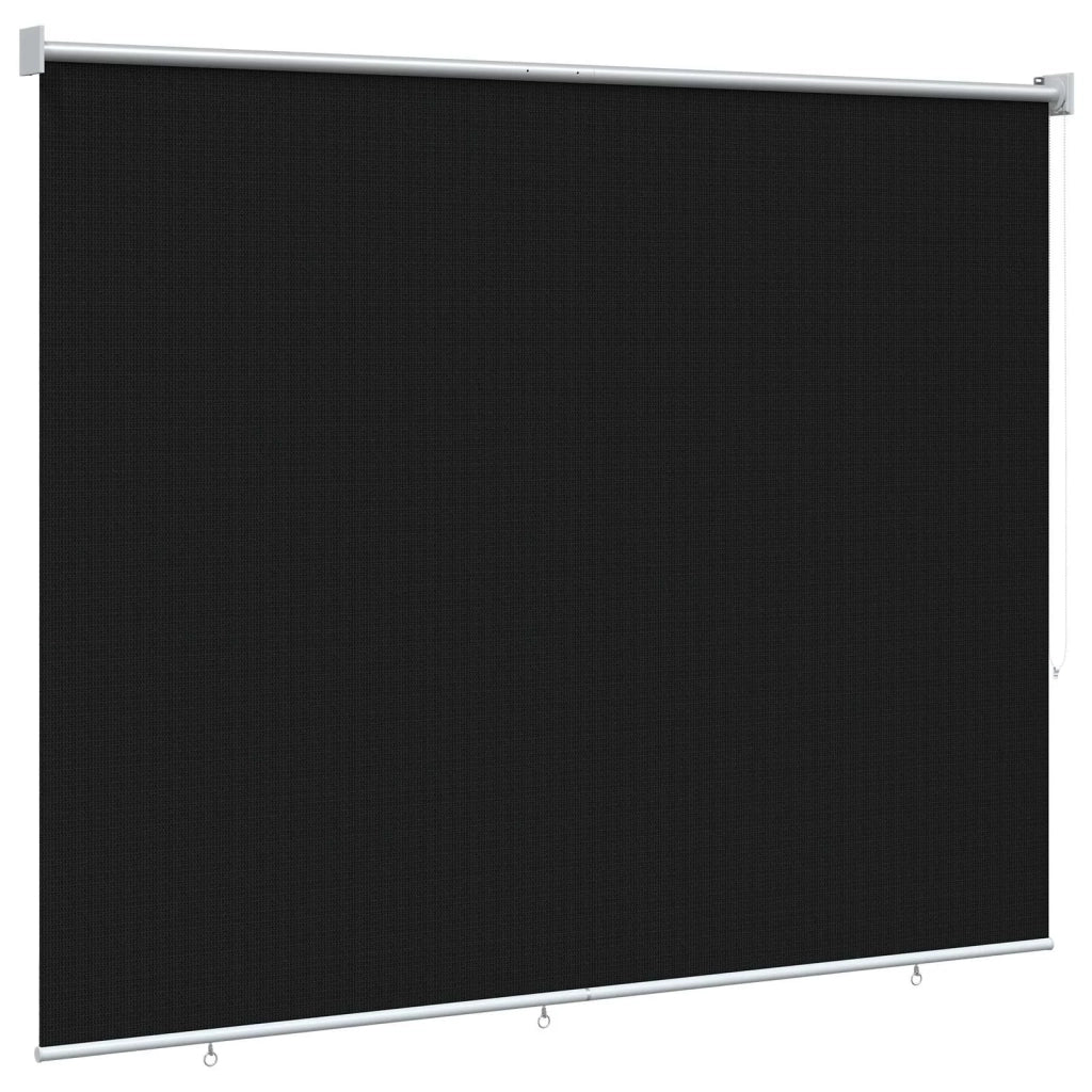 Tenda a Rullo Esterno Blocco UV 90% Nero 200 x 140 cm HDPE 42036071