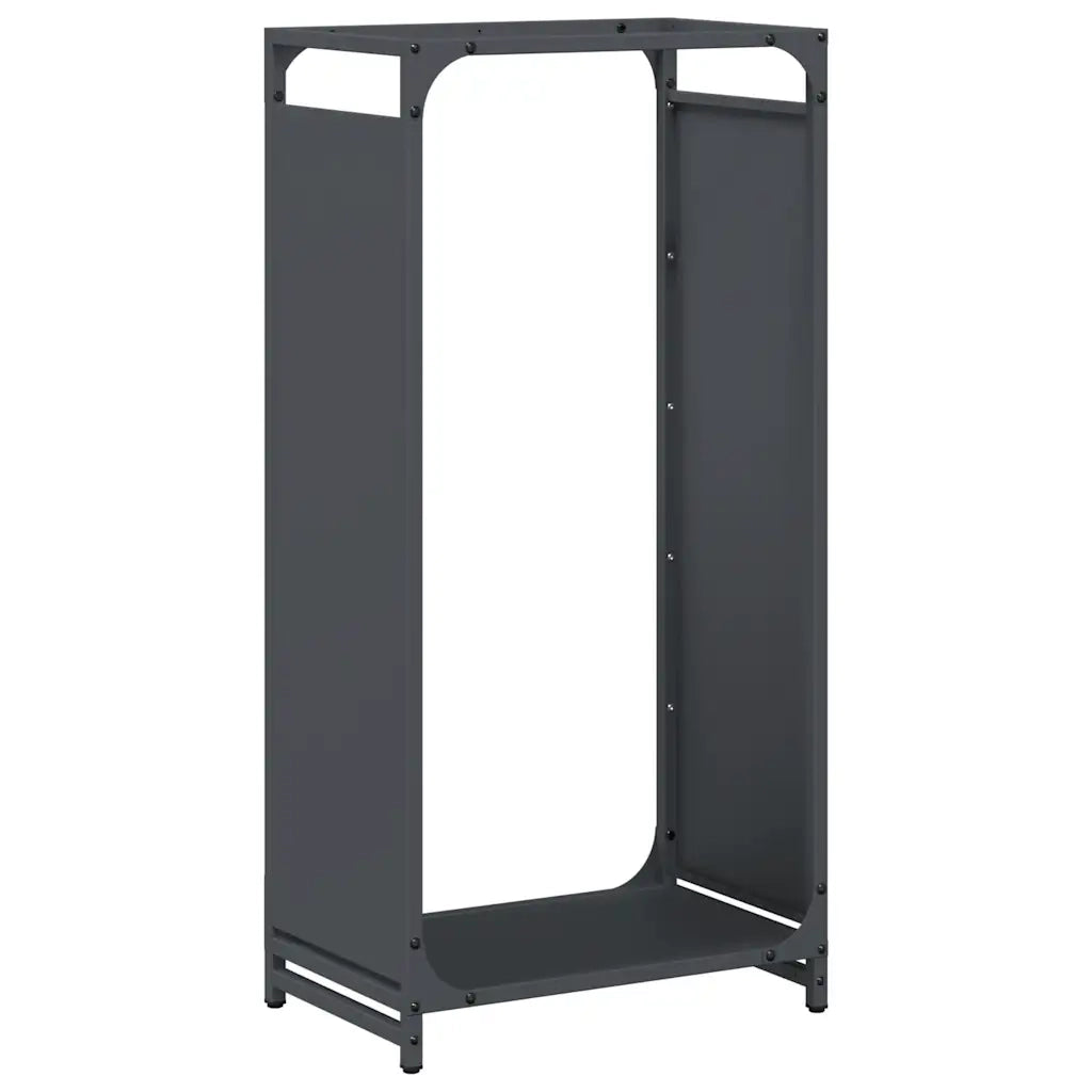Rastrelliera per Legna da Ardere Antracite 44x28x90 cm CFW1183272