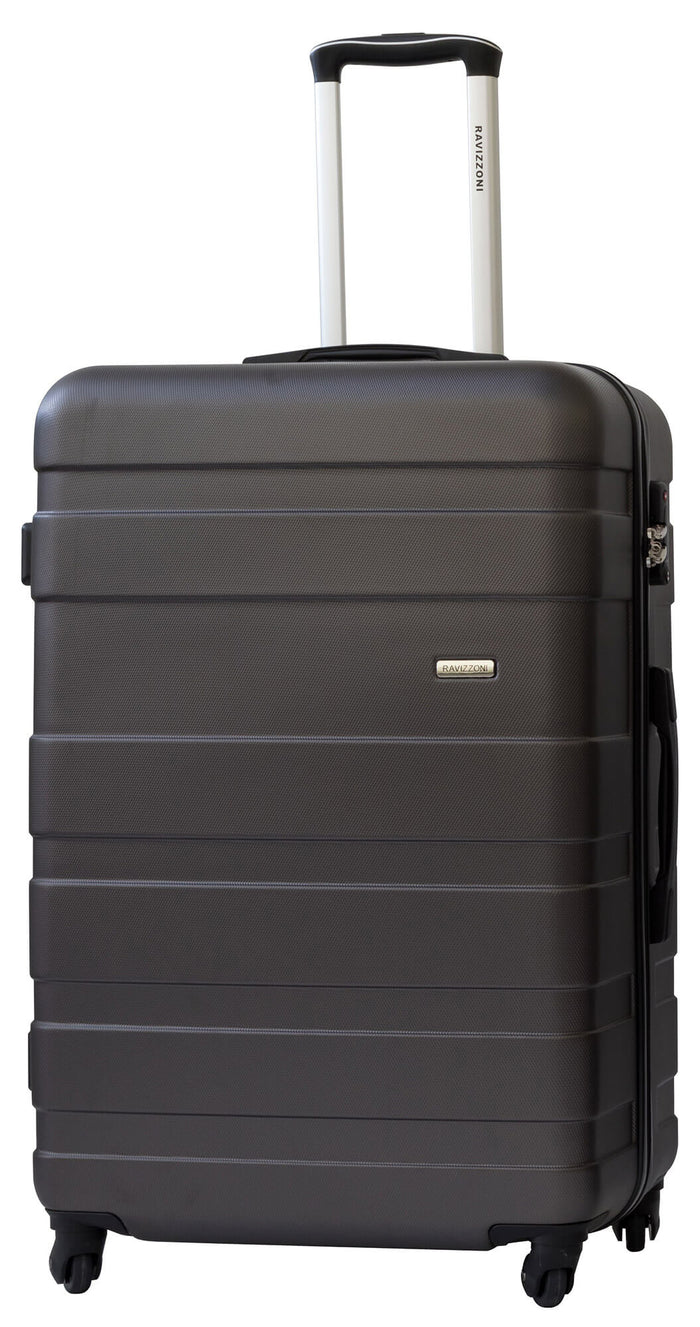 Trolley Valigia Grande Rigida in ABS 4 Ruote TSA Ravizzoni Caronte Grigio