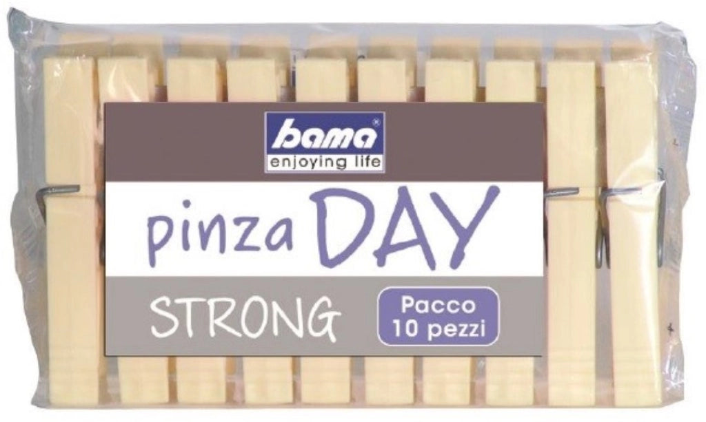 Confezione 100 Pezzi Mollette Pinza Per Bucato Appendi Biancheria - Bama