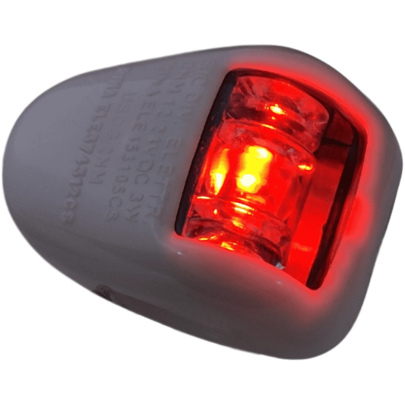 FANALE A LED ROSSO 112,5° RED PORT LIGHTWHITE CASE