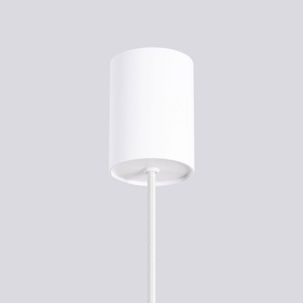Lampada a sospensione moderna sfera vetro bianco G9 8W