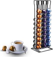 Capsula contenitore per 60 capsule Nespresso - Raccoglitore per capsule di caffè - Dispensatore di capsule per cucina e ufficio