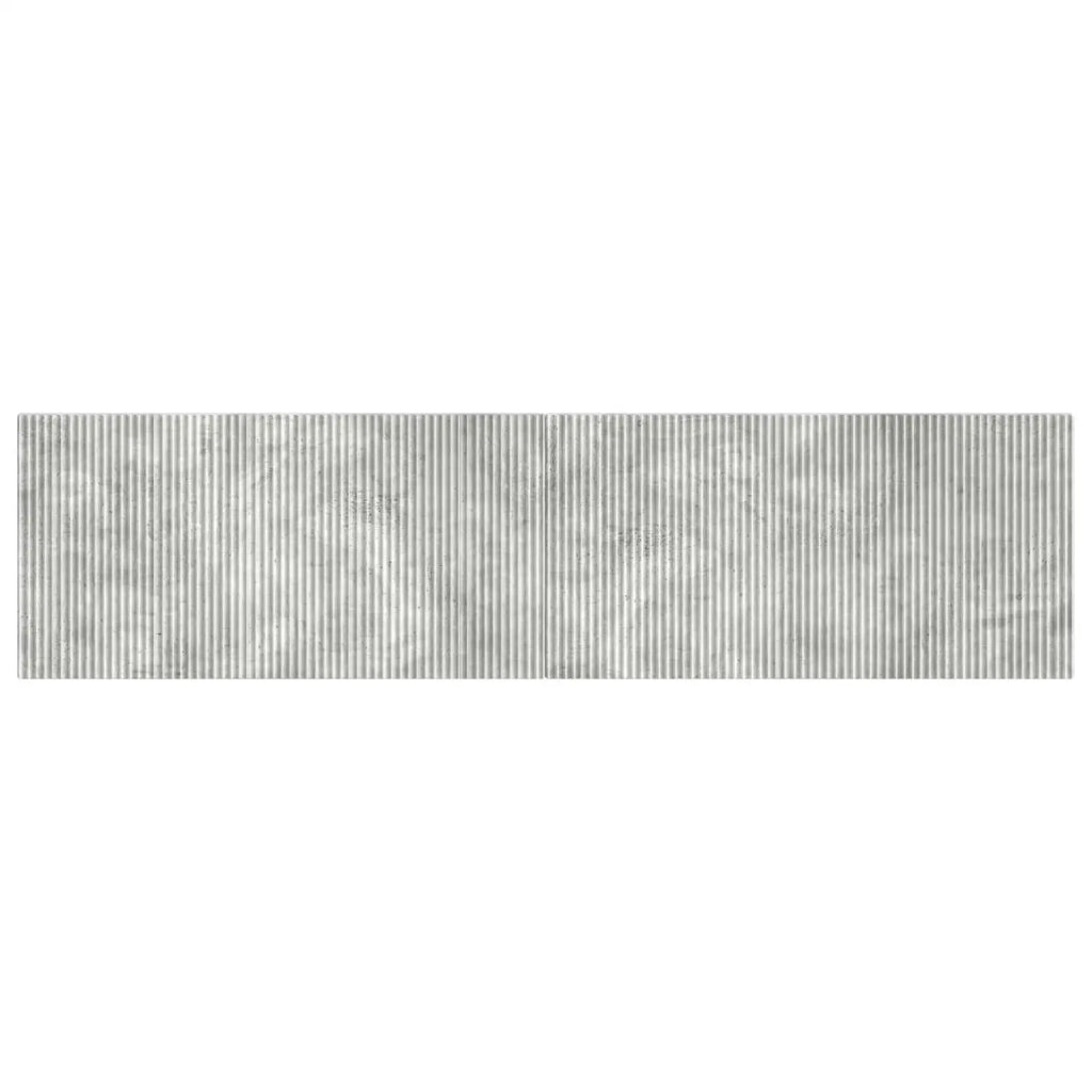 Testiera da Muro ARNHEM Grigio Cemento Legno ingegnerizzato 896708