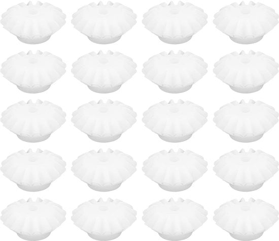 Tandoli 20 pezzi - 16T ingranaggi a bevello - modulo 0,5 - diametro di foro 1,95 mm - adatto per CNC/3D stampante - ingranaggi in plastica duratura - ingranaggi a bevello