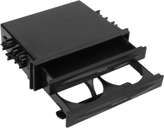 Radio Autorizzato Opacchettatura 2 Livelli - Contenitore multifunzionale per Opacchettatura - Ospita Bicchieri Universali - Adatto per 173x48mm - Progettazione Spaziale - Cassetto Opacchettatura