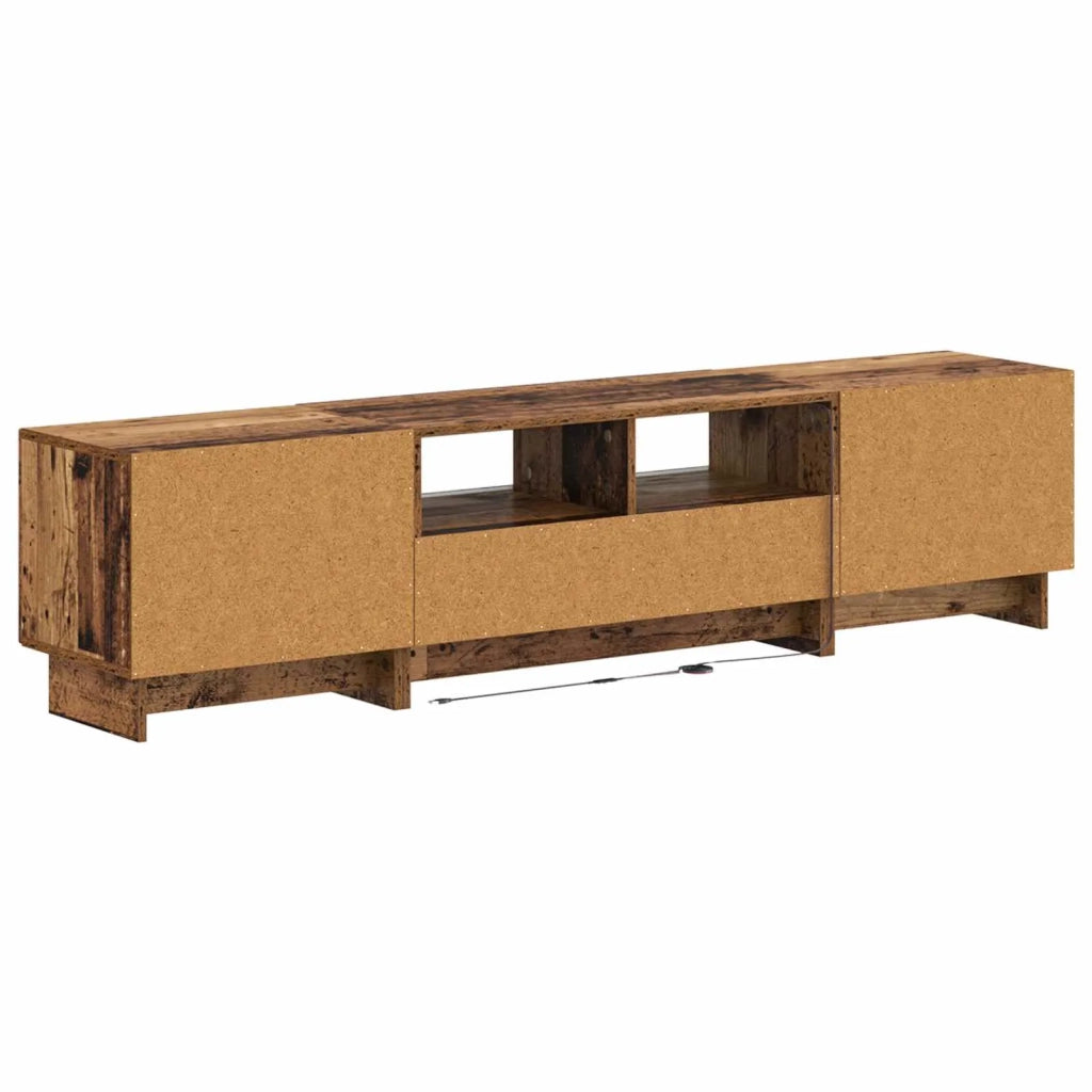 Mobile TV LED a 5 pezzi Legno antico Legno ingegnerizzato 3416427