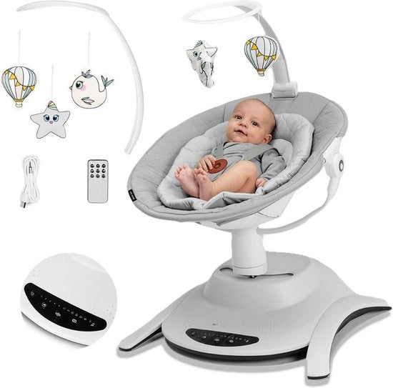 Sedia oscillante elettrica per bambini - Oscillatore elettrico per bambini - Sedia wip con rotazione elettrica - Sedia oscillante elettrica per neonati - Sedia schiacciapensieri elettrica per bambini