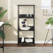 Libreria Nera 50x33x117,5 cm in Legno Multistratocod mxl 130998