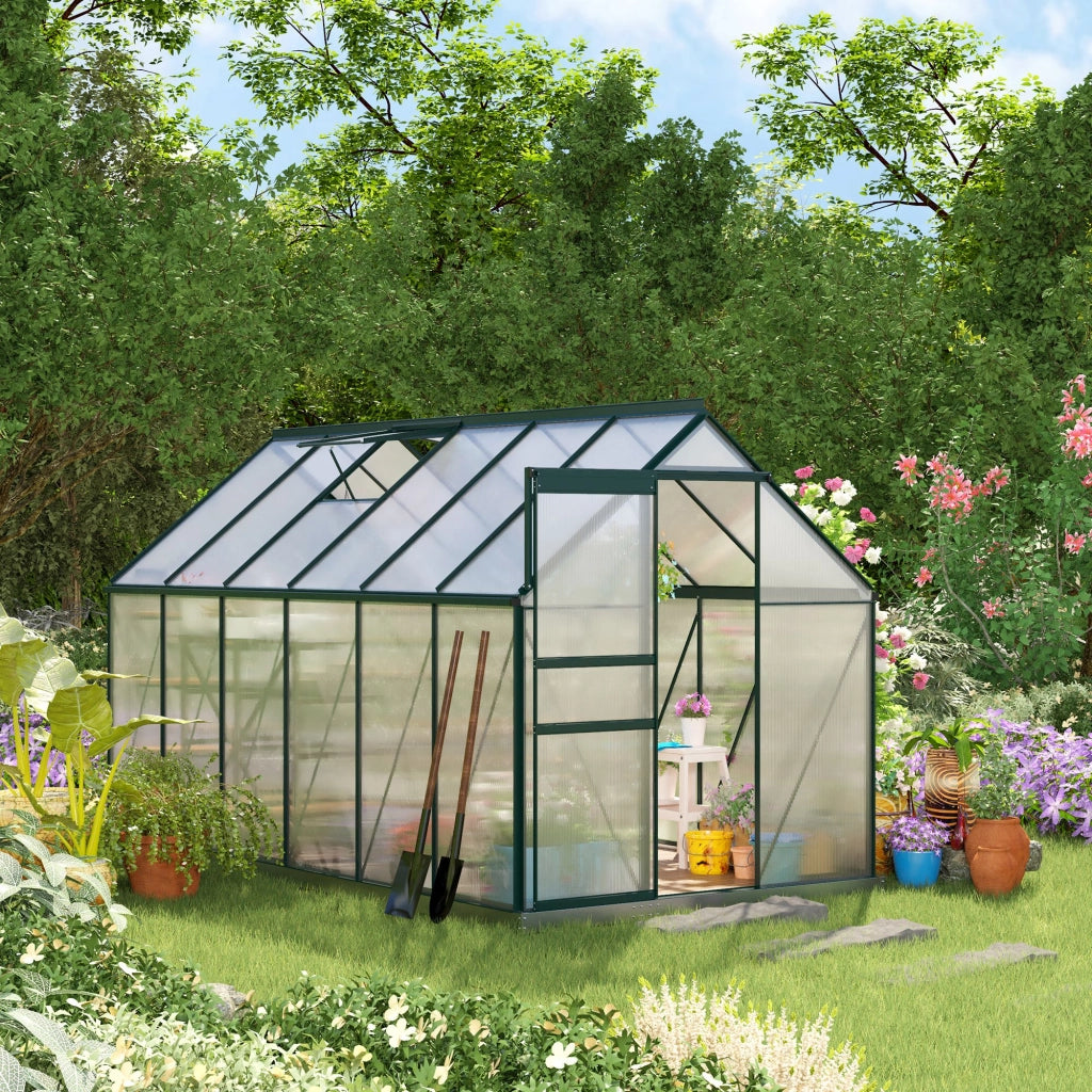 Serra da Giardino ¨C zephmum ¨C Policarbonato Alluminio Verde 190x375x199cm