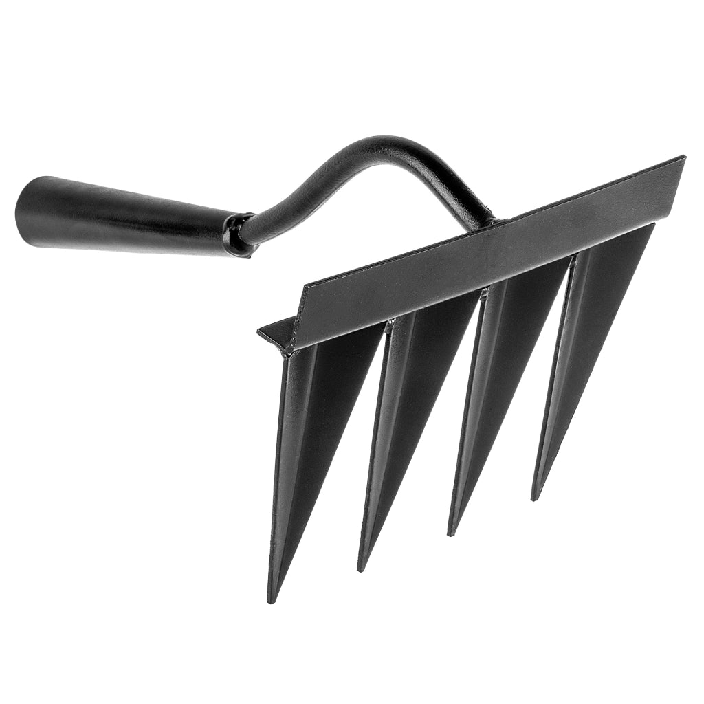 Zappa KADAX per diserbo del terreno, zappa, rastrello, allentatore da giardino a 4 denti
