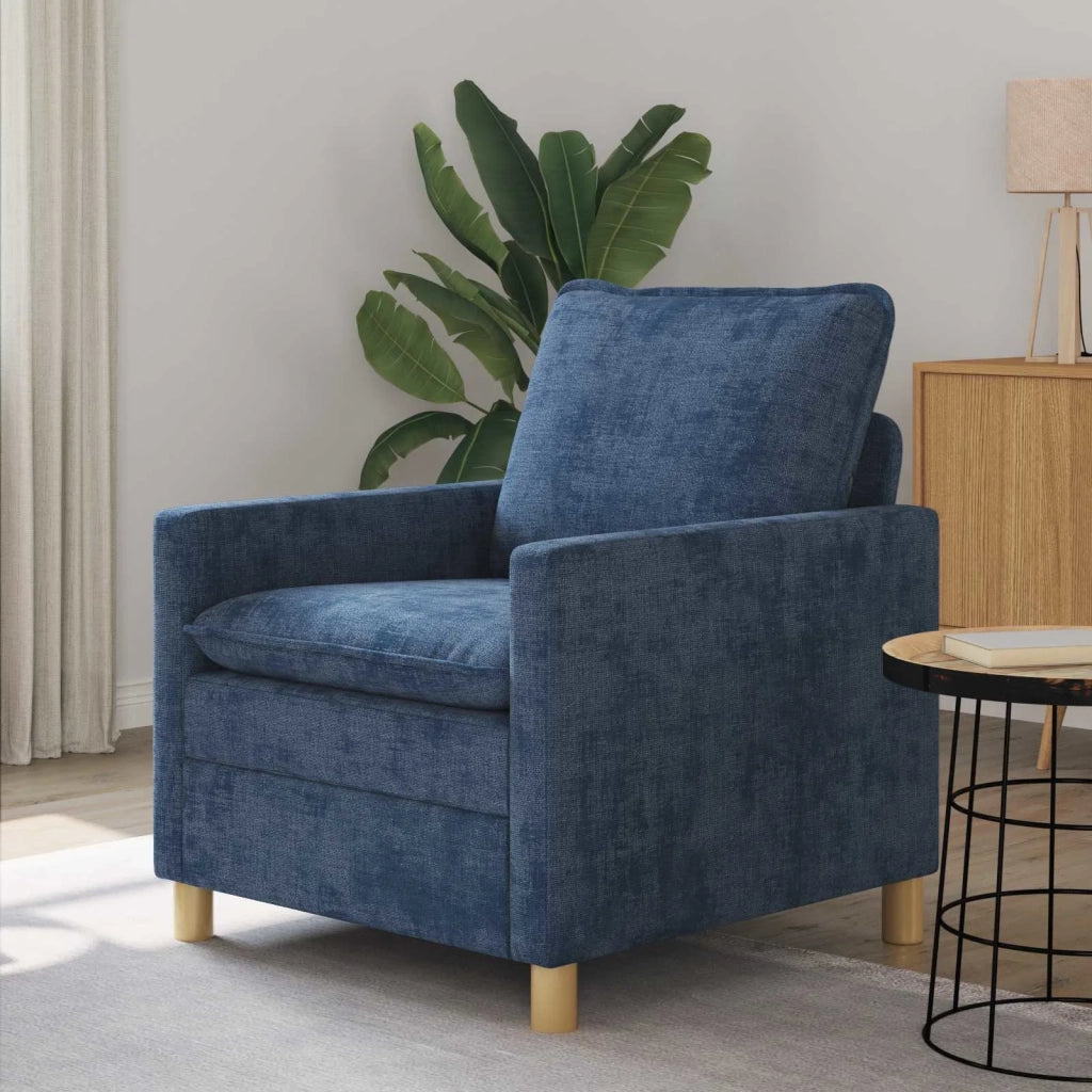 Divano Blu 76 x 81 x 87,5 cm Poliestere 42028781