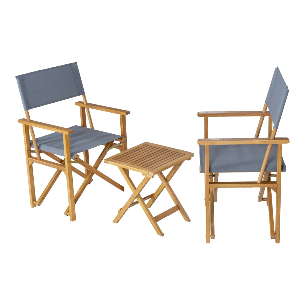 Set di mobili da giardino da 3 pezzi in legno di eucalipto grigio naturale 03_0009418