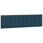 Cuscino Testiera Hanko Blu 180 cm in Velluto CFW7592920