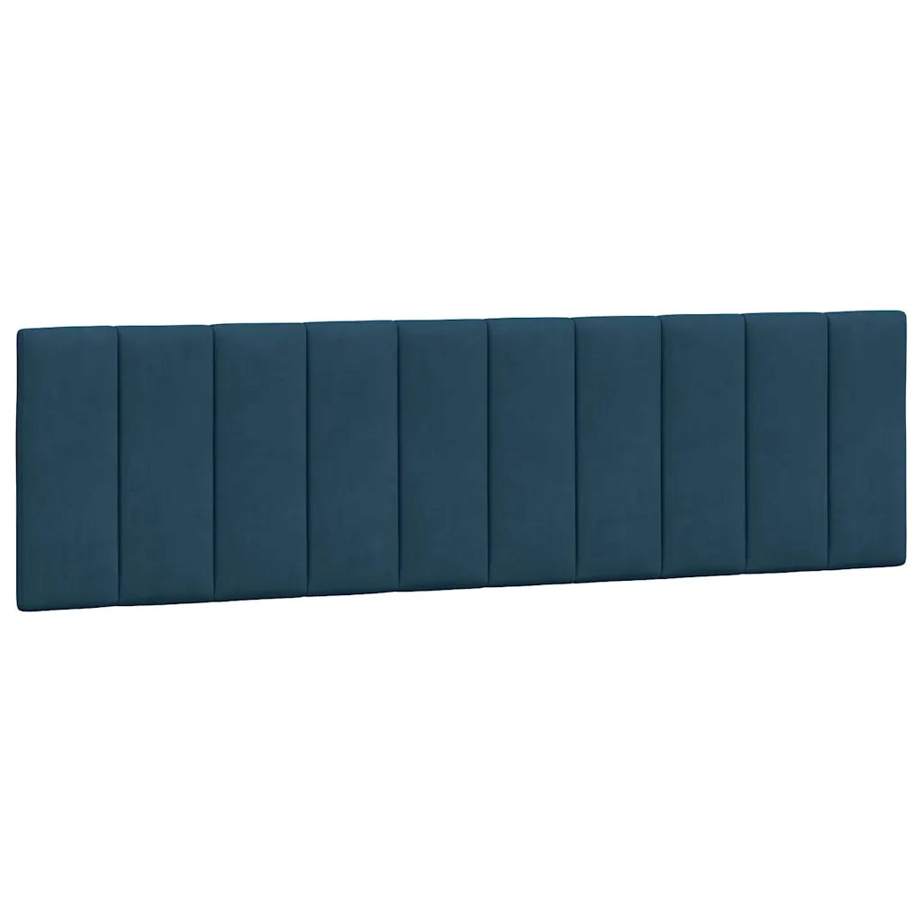 Cuscino Testiera Hanko Blu 180 cm in Velluto CFW7592920