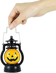 Set di Lampioni LED a forma di Zucca - Luce Flickerante per Decorazione di Festa
